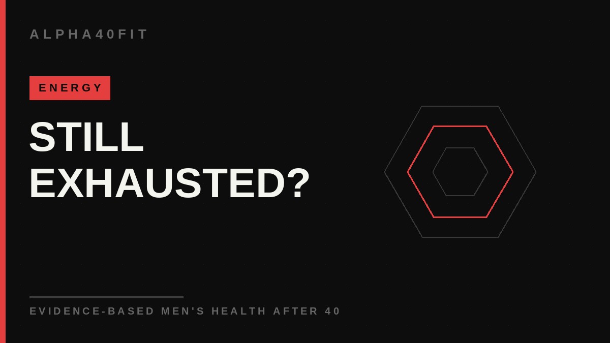 Vitamin B12 and fatigue in men over 40
