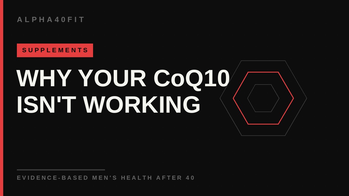 CoQ10 supplement bottle label showing a low dose — why most coenzyme Q10 is underdosed