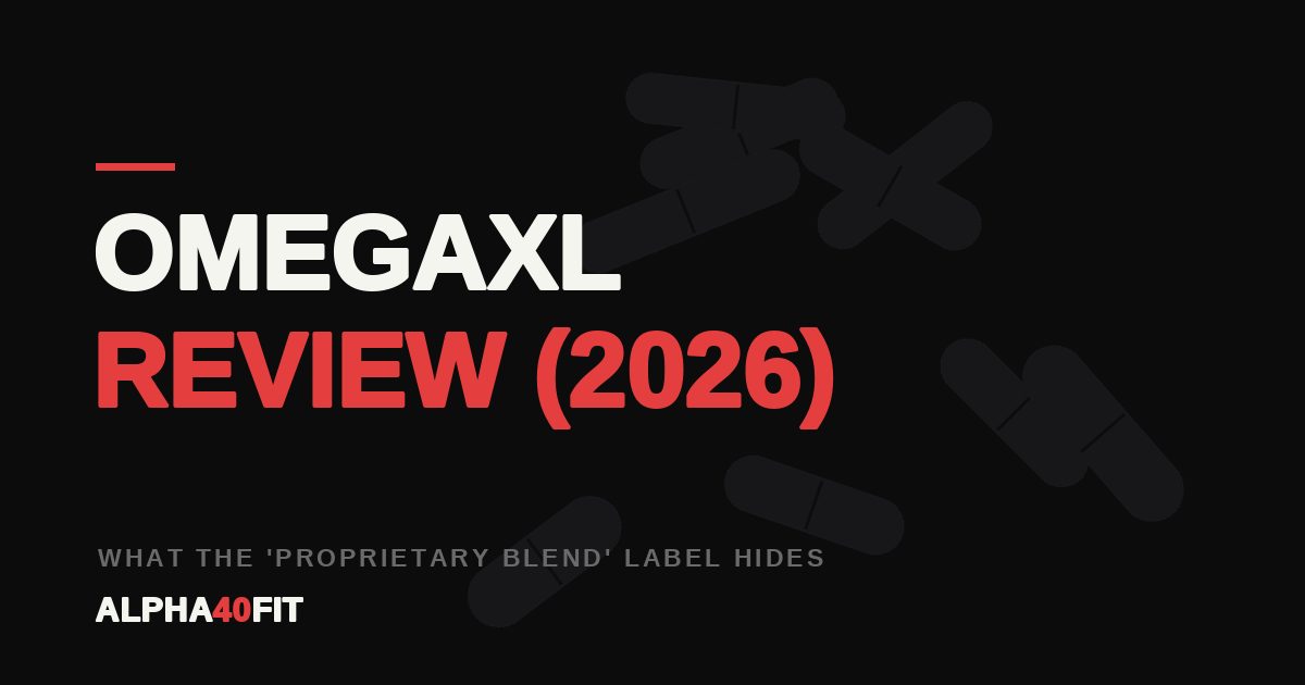 OmegaXL review — what the proprietary blend label hides