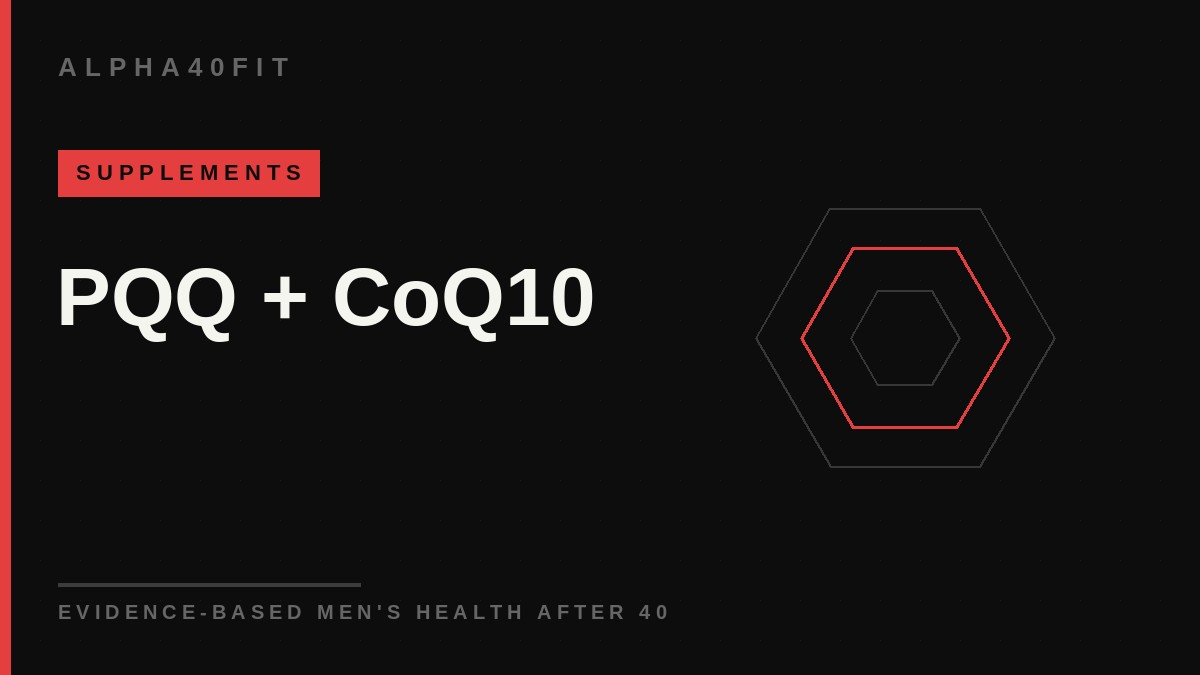 PQQ and CoQ10 supplement capsules on a dark surface — do you need both