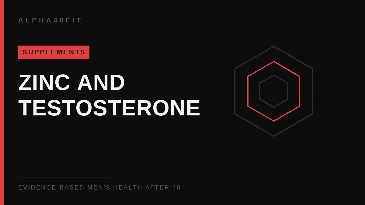 Oysters, beef, and pumpkin seeds — dietary zinc for testosterone in men over 40